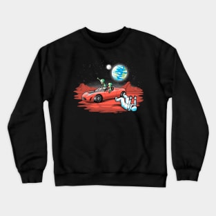 Space car Crewneck Sweatshirt